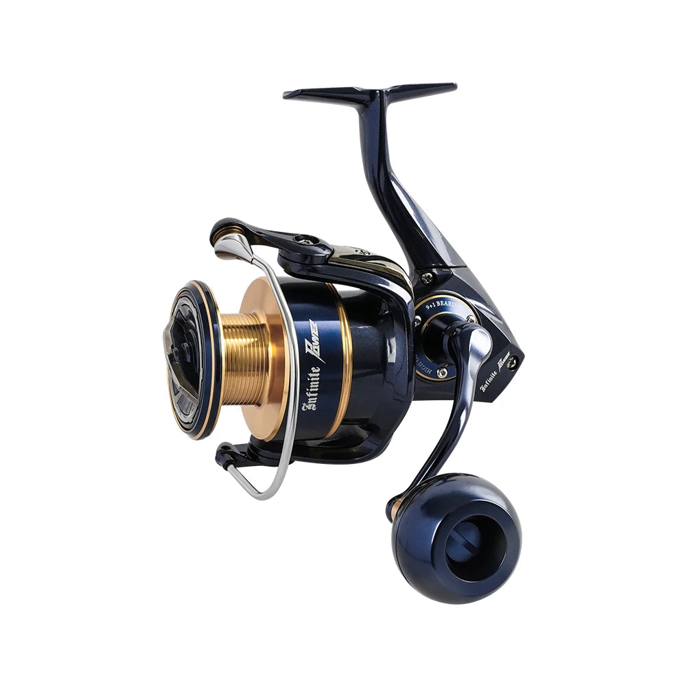 NOEBY Infinite Power Spinning Fishing Reel 5000H 8000H 10000H Aluminum Max Drag 20kg Full Metal Body Saltwater Fishing Reels