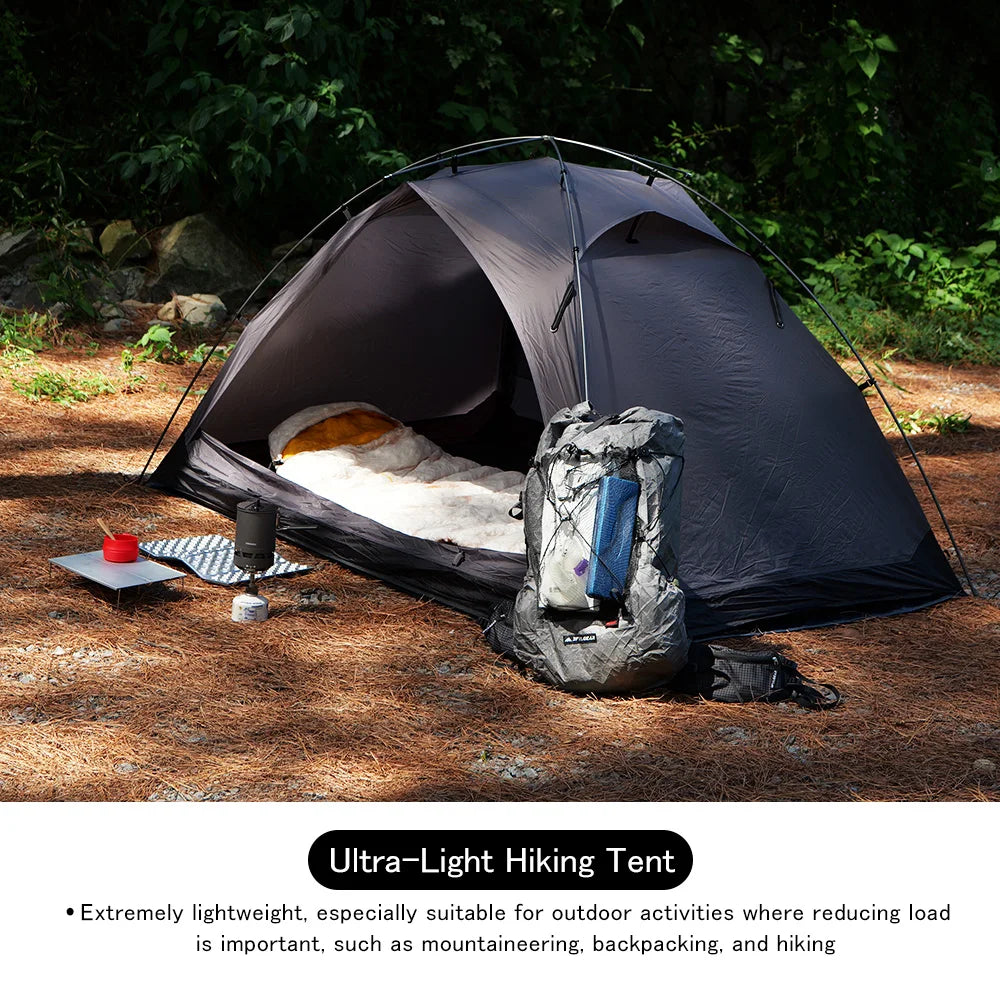 Soomloom 2 Person Outdoor Trekking Tent - Renatta Ultralight Portable Hiking Tent, Backpacking Tents for Camping Mountaineering Hiking, 20D Nylon Easy Setup Camp Shelter