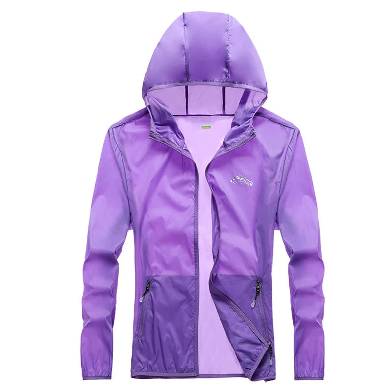 Women Cycling Jersey Men Bike Wind Jacket Waterproof Sun Protection Wind Jacket UV Windbreaker Hiking Hunting Fishing Clothes