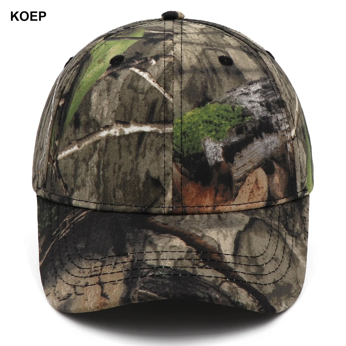 KOEP New Outdoor Jungle Fishing Baseball Hat Cap Man Camouflage Hunting Hat Casquette Bone Cotton Rucker Camo Snapback Dad Caps