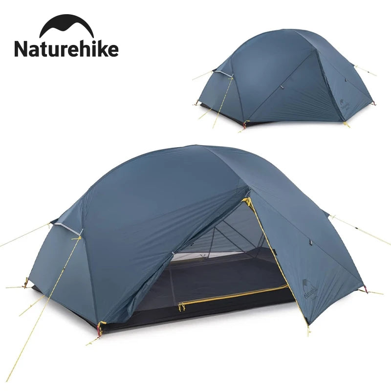 Naturehike Mongar Ultralight Tent 2 Person Waterproof PU3000mm Camping Tent Double Layer Outdoor Travel Hiking Tent