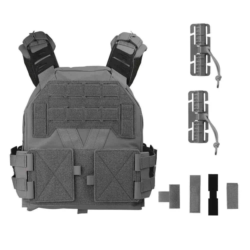 KZ Tactical Vest Quick Release Military Hunting Vest Comfort Lightweight Utility MOLLE Combat Army Body Armor Airsoft Gear
