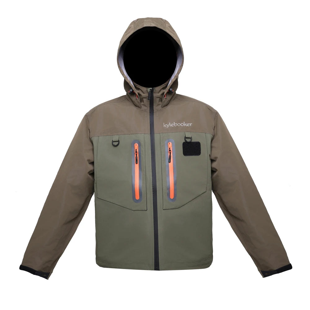 Men's Breathable  Fly Fishing Wading Jacket  Waterproof  Fishing Wader Jacket  Clothes Outdoor Hunting Fishing Clothing