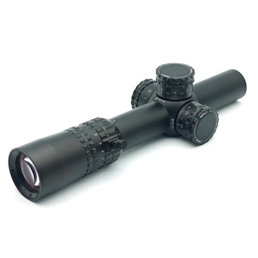 Tactical NX8 1-8x24mm (F1/FFP) 30mm Tube LPVO Riflescope Capped W/E Waterproof Fogproof Hunting Scope w/Zerostop, FC-Mil Reticle