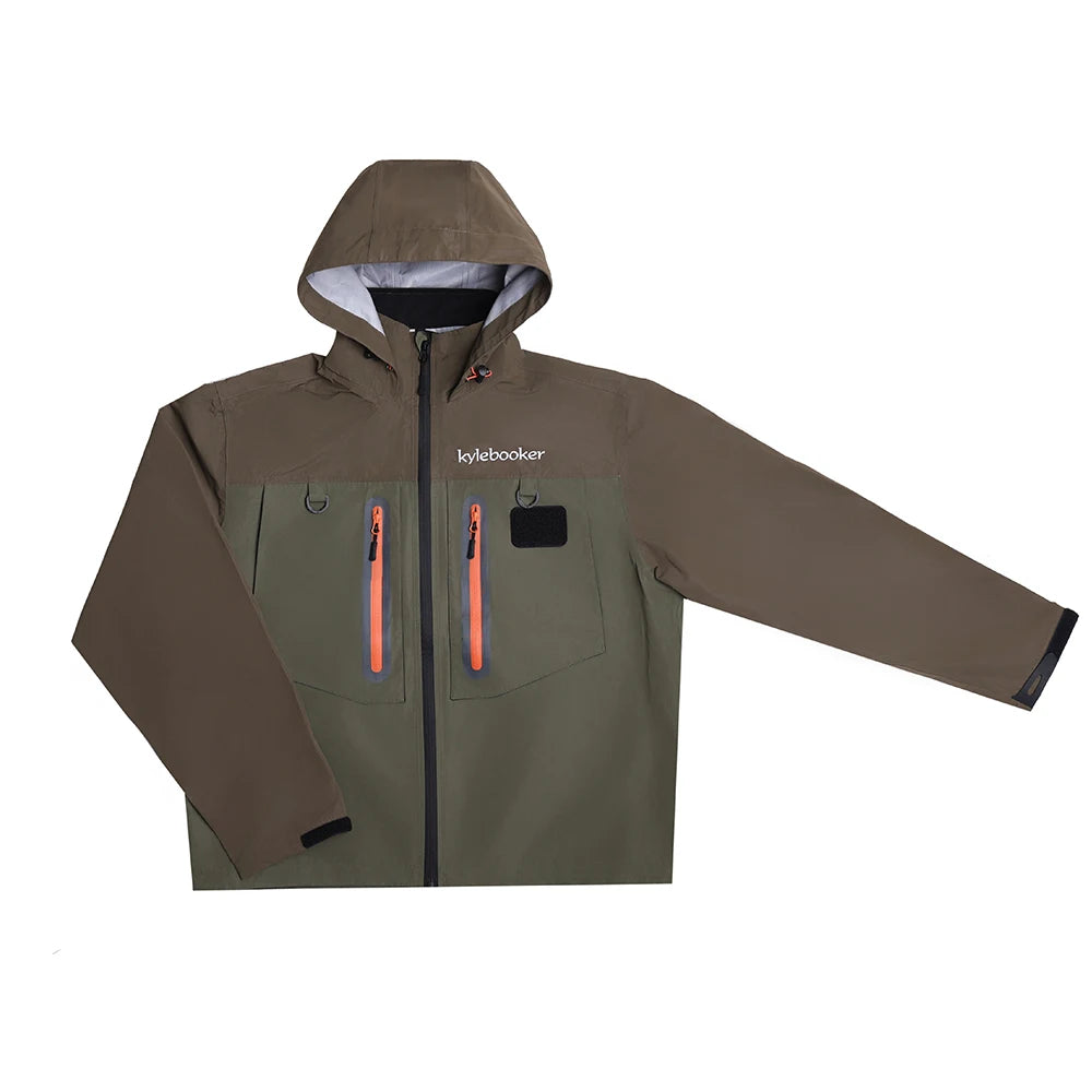 Men's Breathable  Fly Fishing Wading Jacket  Waterproof  Fishing Wader Jacket  Clothes Outdoor Hunting Fishing Clothing