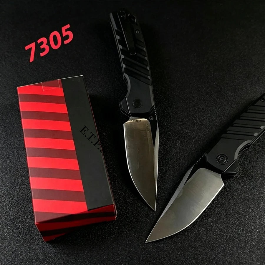 Ks Launch Series Folding Pocket Knife Lightweight Handle for Camping Fishing Hunting Outdoor Tools Used for Daily Carrying