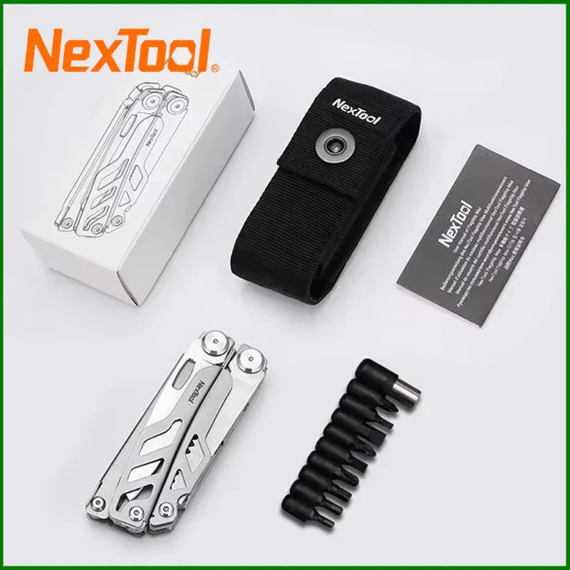 NexTool Flagship Max 14 In 1 EDC Multi Tool Pliers Folding Knife Large Scissors Outdoor Camping Survival Multitool