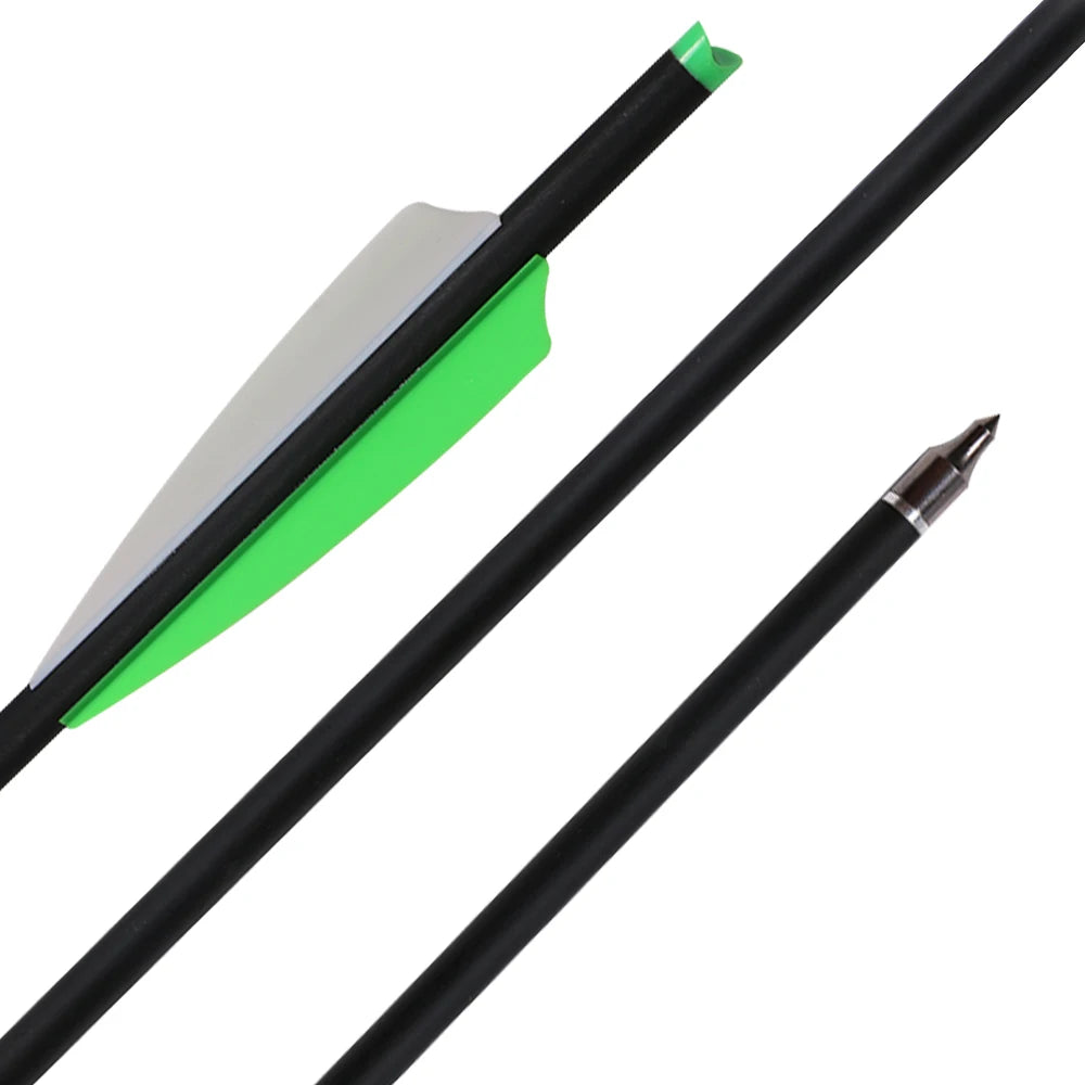20/22 Inch Mixed Carbon Crossbow Arrows Diameter 8.8 mm Tip Archery Hunting Shooting Removable Arrowhead