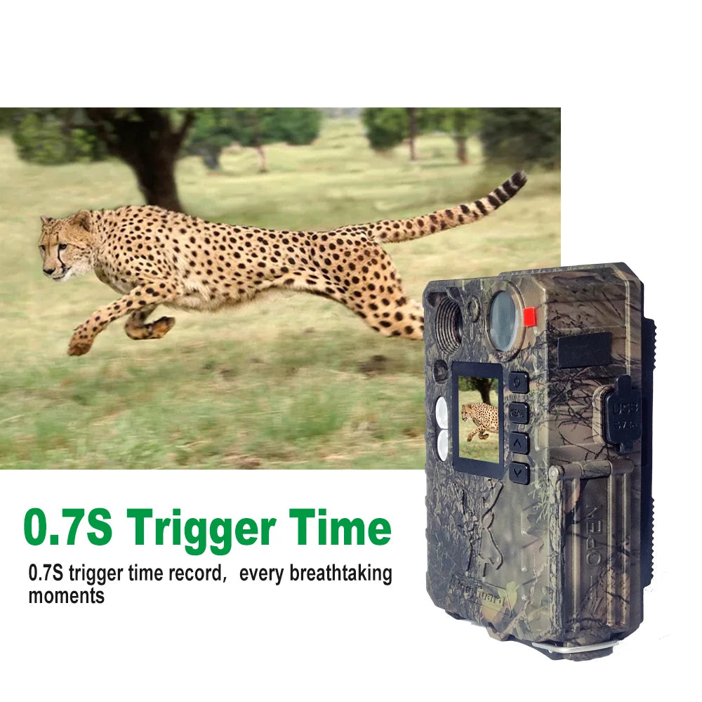 BolyGuard BG410-D 37MP 4K Trail Camera HD Dual Flash 940nm Invisible IR White LED IP66 Waterproof Hunting Game Cam Solar Ready