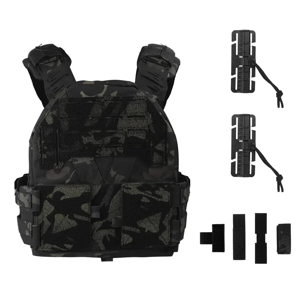 KZ Tactical Vest Quick Release Military Hunting Vest Comfort Lightweight Utility MOLLE Combat Army Body Armor Airsoft Gear