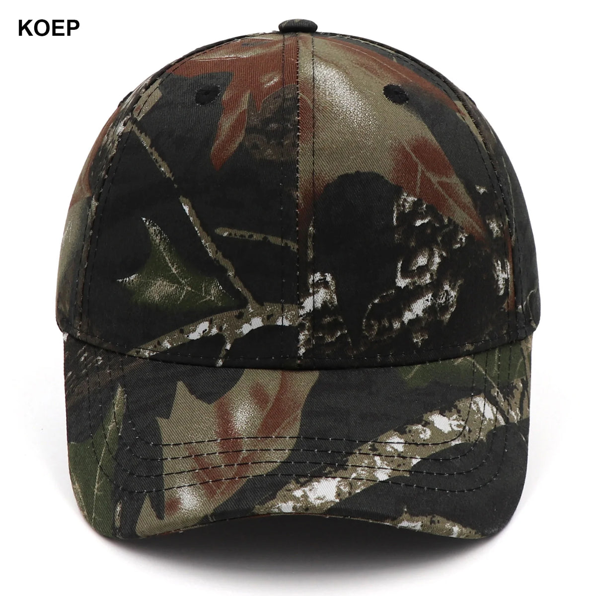 KOEP New Outdoor Jungle Fishing Baseball Hat Cap Man Camouflage Hunting Hat Casquette Bone Cotton Rucker Camo Snapback Dad Caps